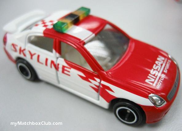TOMY,Tomica Nissan Skyline,Safety-Car,myMatchboxClub.com