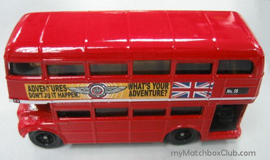 Matchbox, DieCast, Hard To Find, VHTF, RouteMaster Red,DoubleDecker,London Bus,2010-01