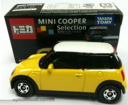 TOMICA-Takara-Tomy-Mini-Cooper-Selection-yellow-hotwheels-SEO